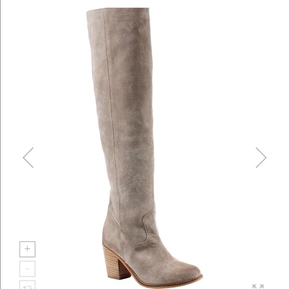 Diba Shoes - Diba True Grey over the knee boots